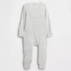 Baby First Favorites Tiny Rib-heldrakt med føtter