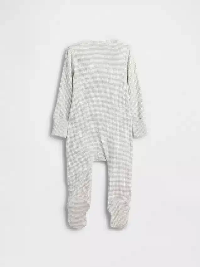 Baby First Favorites Tiny Rib-heldrakt med føtter