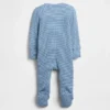 Baby First Favorites Tiny Rib-heldrakt med føtter