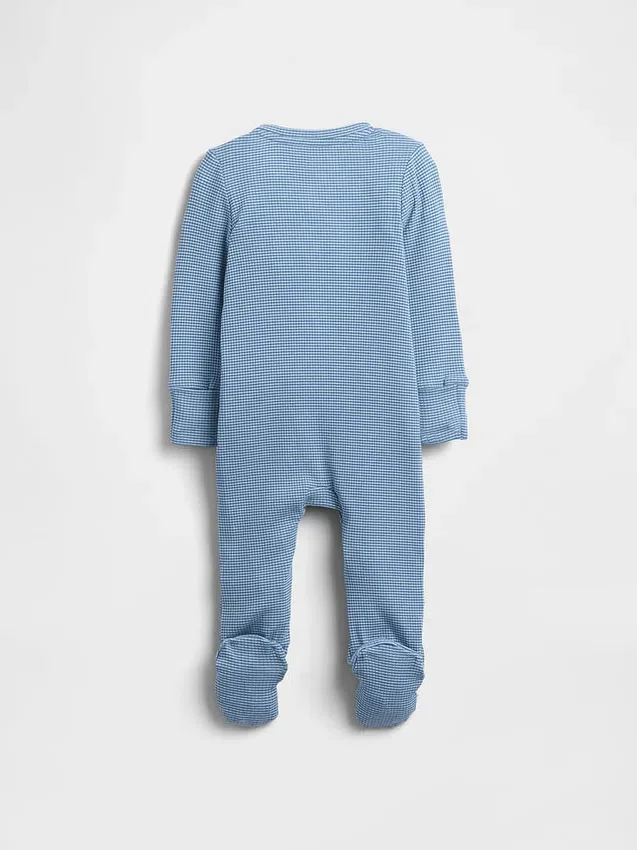 Baby First Favorites Tiny Rib-heldrakt med føtter