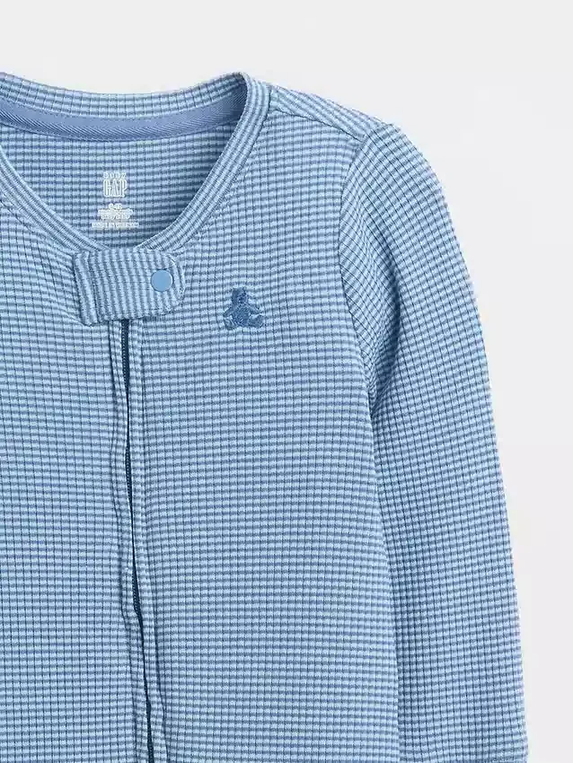 Baby First Favorites Tiny Rib-heldrakt med føtter