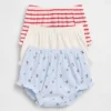 Baby First Favorites Tinyrib-bloomers med volanger (3-pakning)