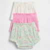 Baby First Favorites Tinyrib-bloomers med volanger (3-pakning)