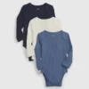 Baby First Favorites Tinyrib-body (3-pakning)