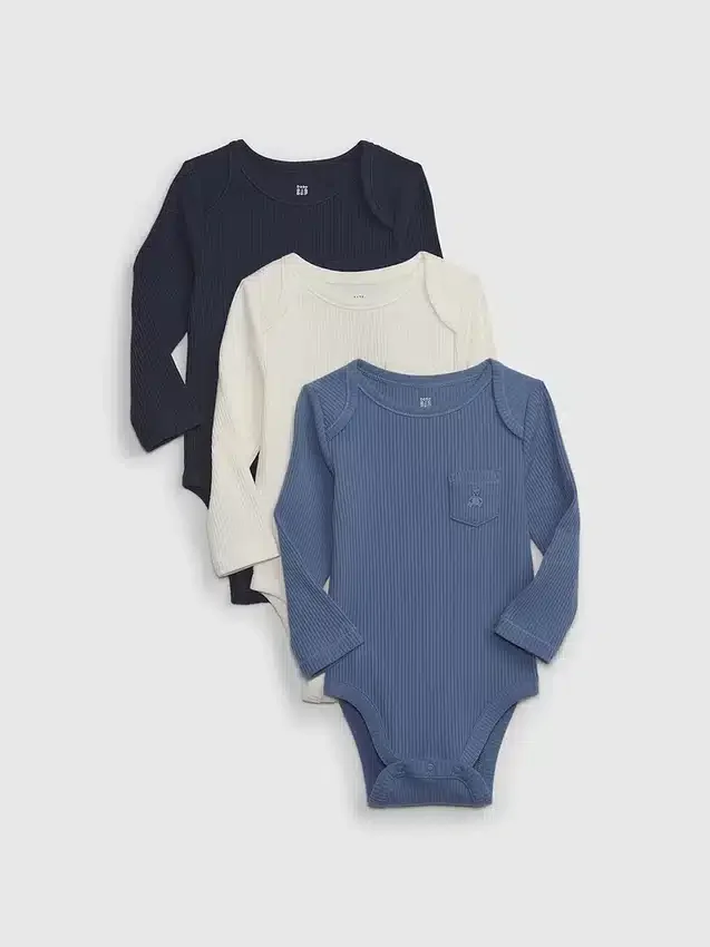 Baby First Favorites Tinyrib-body (3-pakning)