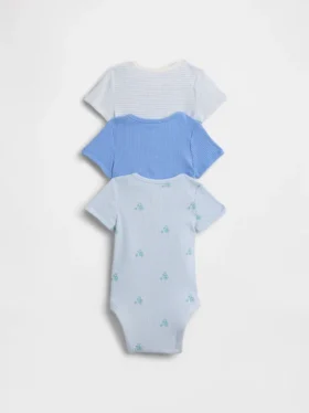 Baby First Favorites Tinyrib-body (3-pakning)