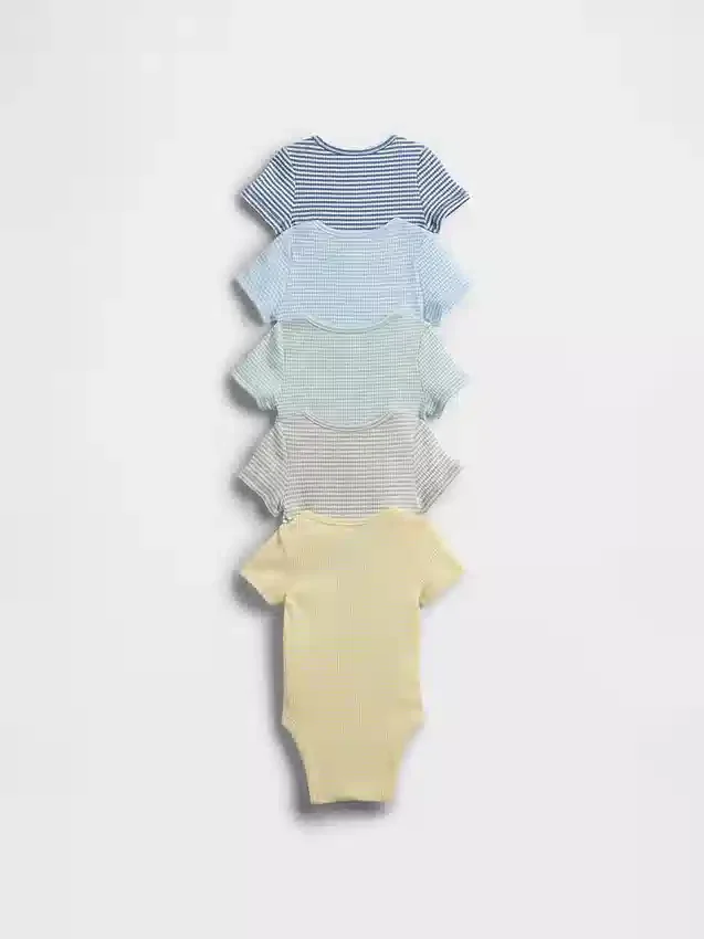 Baby First Favorites Tinyrib-body (5-pakning)