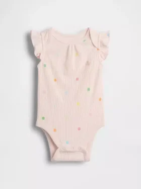 Baby First Favorites Tinyrib-body med prikker