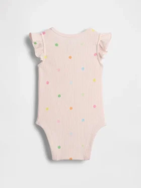 Baby First Favorites Tinyrib-body med prikker