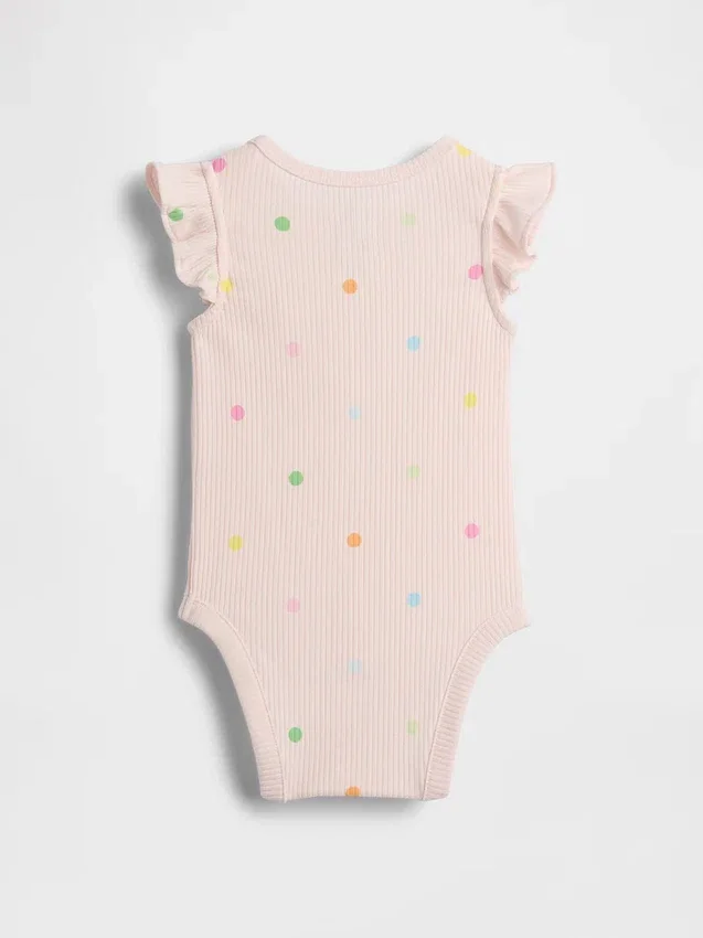 Baby First Favorites Tinyrib-body med prikker