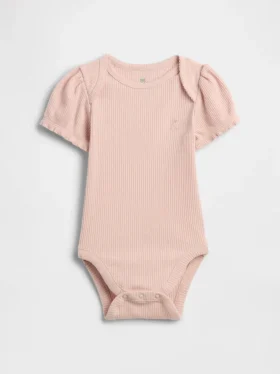 Baby First Favorites Tinyrib-body med puffermmer