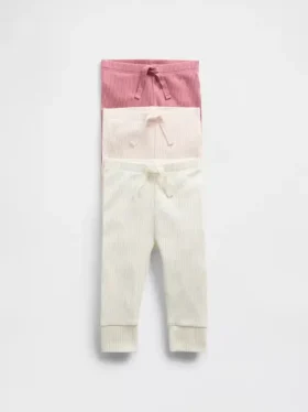Baby First Favorites Tinyrib-bukser (3-pakning)