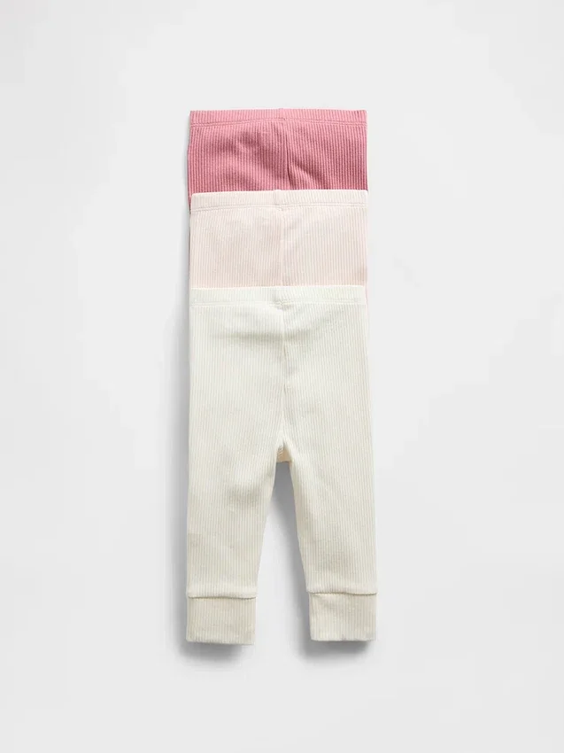 Baby First Favorites Tinyrib-bukser (3-pakning)