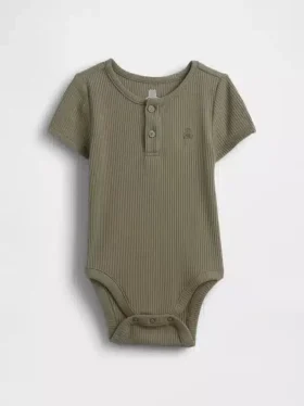 Baby First Favorites Tinyrib Henley Bodyer