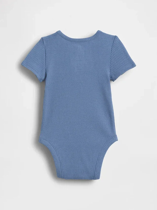Baby First Favorites Tinyrib Henley Bodyer