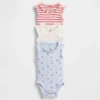 Baby First Favorites Tinyrib Ruffle Tank Bodyer (3-pakning)