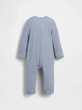 Baby First Favorites Tinyrib Stripe heldrakt med føtter