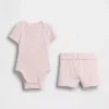 Baby Grow-With-Me Tinyrib-shortsett