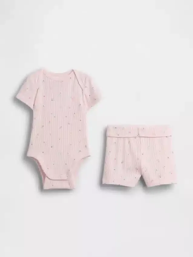 Baby Grow-With-Me Tinyrib-shortsett