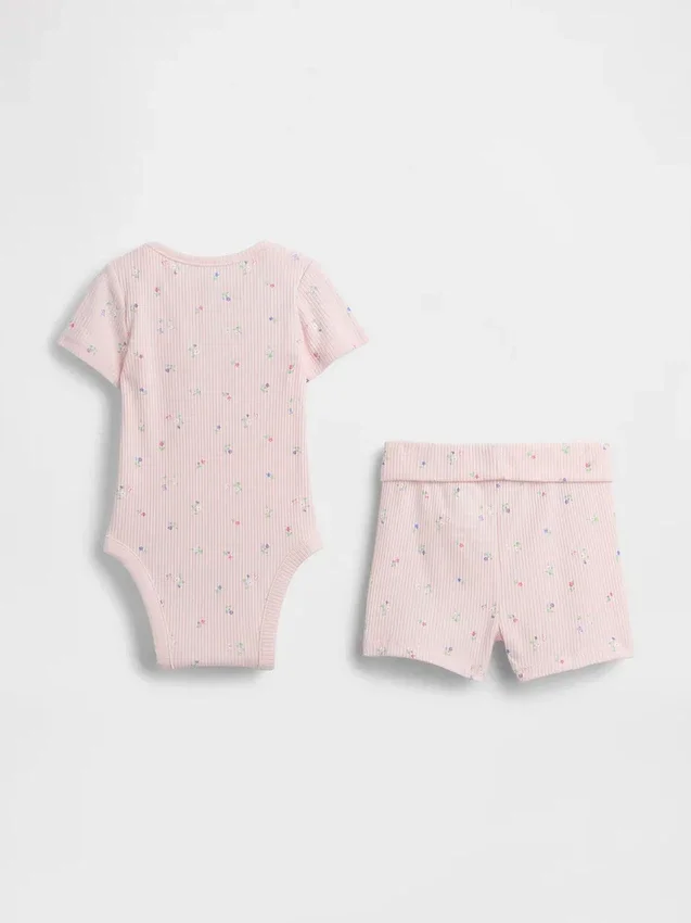 Baby Grow-With-Me Tinyrib-shortsett