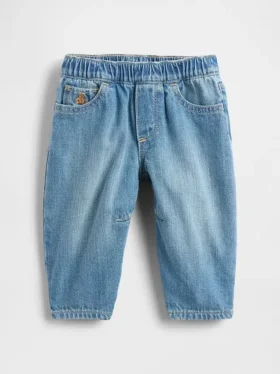 Baby-Jeans med vid benbunn
