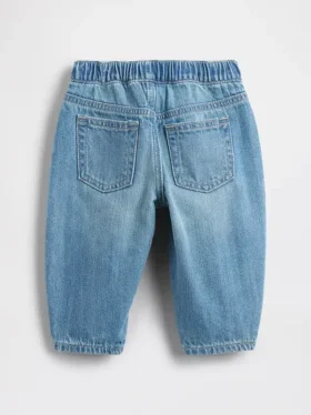 Baby-Jeans med vid benbunn