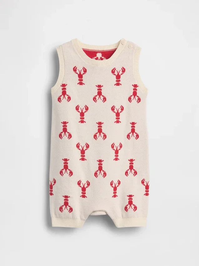Baby Lobster-genser, kort, heldrakt