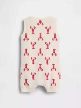 Baby Lobster-genser, kort, heldrakt