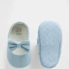 Baby-Mary Jane-sko i denim med sløyfe