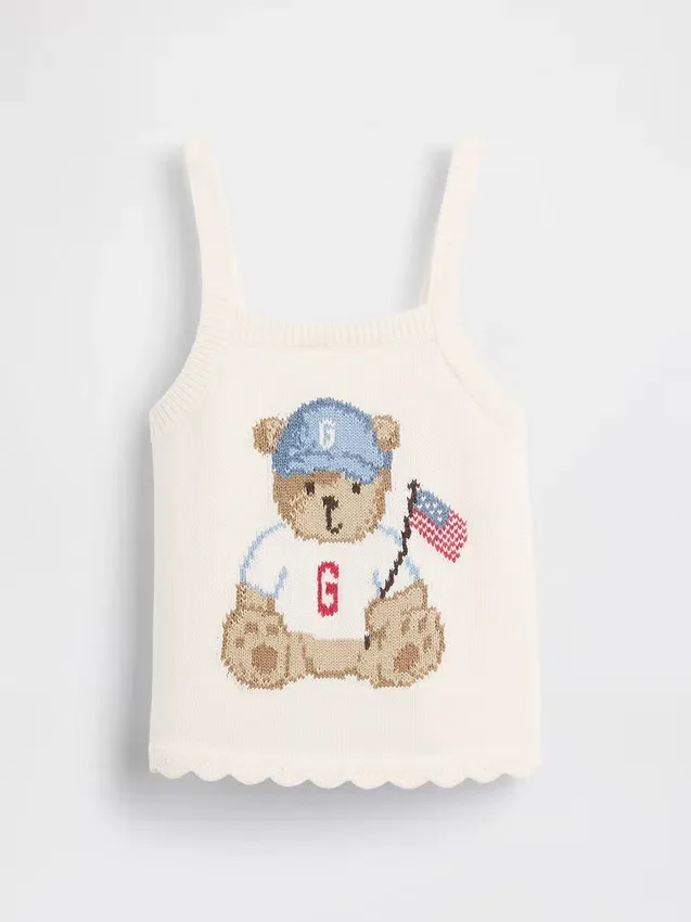 Baby og Småbarn Brannan Bear Americana-tanktop