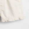 Baby og Småbarn denimshorts med volanger og trekk-på-design