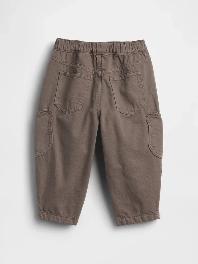 Baby og Småbarn Jeans med bjørnelommer og elastisk linning