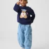 Baby og Småbarn-Jeans med Brannan Bear-lommer og elastisk linning