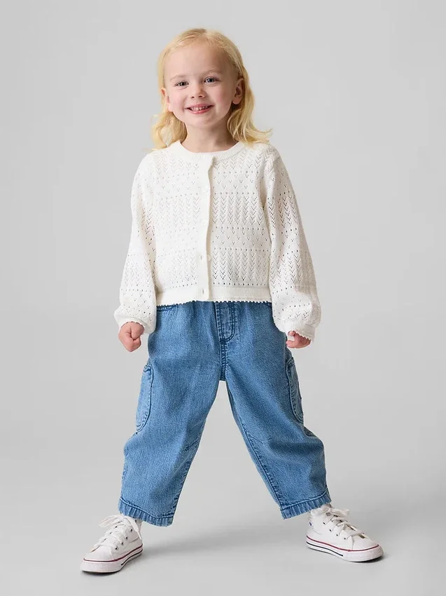 Baby og Småbarn-Jeans med Brannan Bear-lommer og elastisk linning