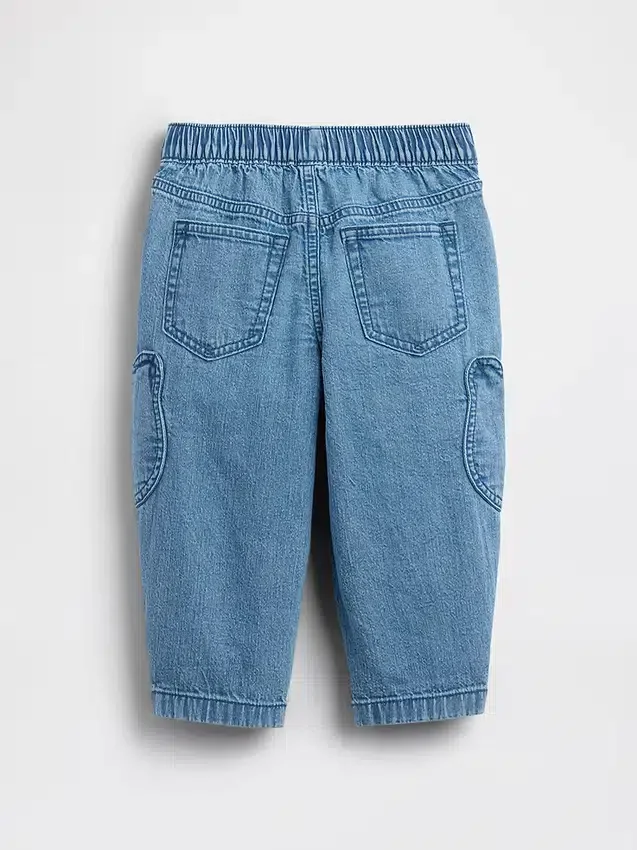 Baby og Småbarn-Jeans med Brannan Bear-lommer og elastisk linning