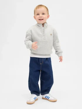 Baby og Småbarn-Jeans med elastisk linning