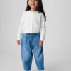 Baby og Småbarn-Jeans med elastisk linning