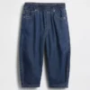 Baby og Småbarn-Jeans med elastisk linning