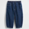 Baby og Småbarn-Jeans med elastisk linning