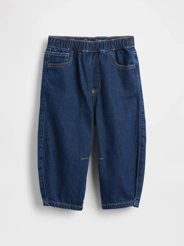 Baby og Småbarn-Jeans med elastisk linning