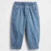Baby og Småbarn-Jeans med elastisk linning