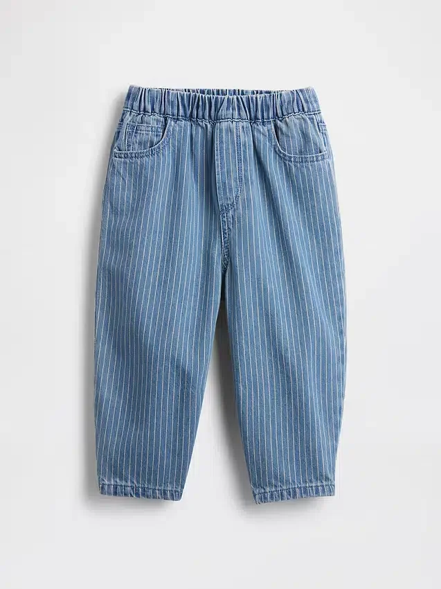 Baby og Småbarn-Jeans med elastisk linning