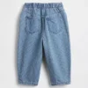 Baby og Småbarn-Jeans med elastisk linning