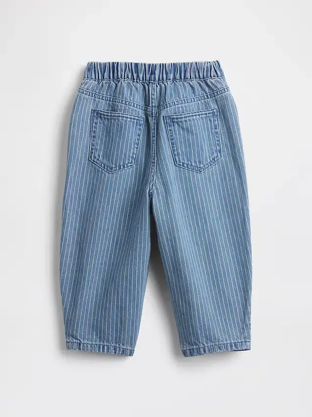 Baby og Småbarn-Jeans med elastisk linning