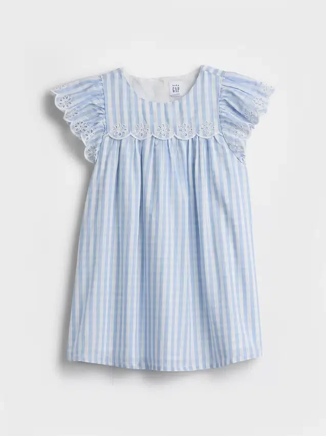 Baby og Småbarn-kjoler i gingham med hullmønster