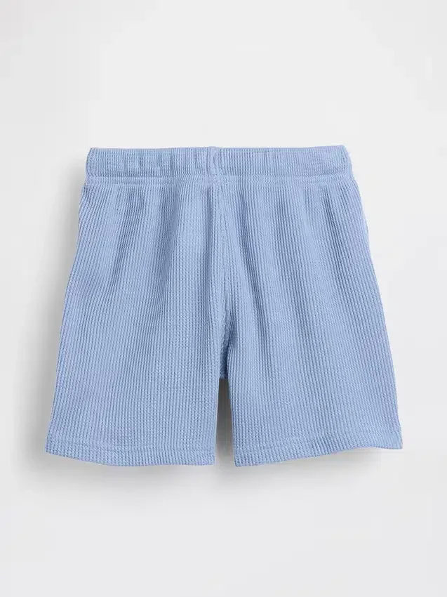 Baby og Småbarn-shorts i vaffelstrikk med påtrekk