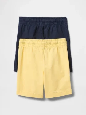 Baby og Småbarn-shorts med elastisk linning (2-pakning)