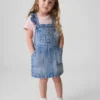 Baby og Småbarn-skjørt i denim med volanger