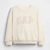 Baby og Småbarn-sweatshirt i Vintagesoft-frotté med brodert logo
