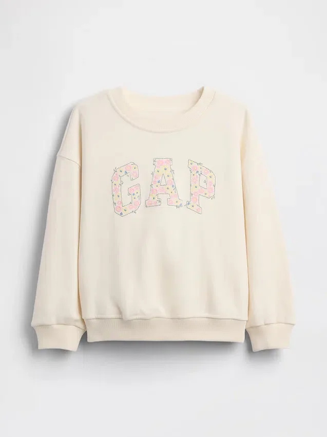 Baby og Småbarn-sweatshirt i Vintagesoft-frotté med brodert logo